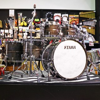 TamaSTAR BUBINGA 5pc Drum Kit [22BD，16&14FT，12&10&8TT] - Pewter Blue Australian Acacia 【メーカー撮...