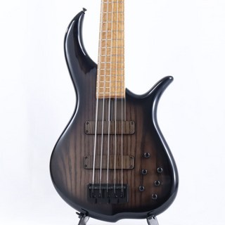 F-bassBN5-CB (Pale Charcoal Burst Gloss / Black Grain)