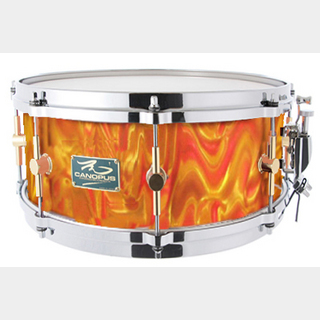 canopus The Maple 6.5x14 Snare Drum Marmalade Swirl