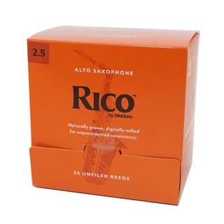 D'Addario Woodwinds/RICO RJA0125-B25 リコ アルトサックス リード 2.5 25枚入