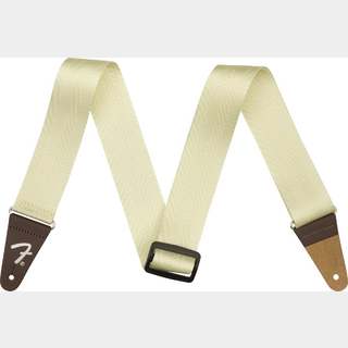 FenderAm Pro Seat Belt Strap Olympic White フェンダー　[ギターストラップ]【福岡パルコ店】