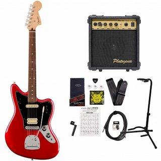 Fender Player Jaguar Pau Ferro Fingerboard Candy Apple Red フェンダー  PG-10アンプ付属エレキギター初心者セ