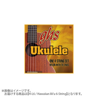 ghsH-L6 Hawaiian lili’u 6-String ウクレレ弦
