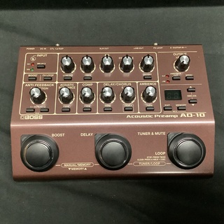 BOSS AD-10 Acoustic Preamp (ボス AD10 エレアコ プリアンプ DI )