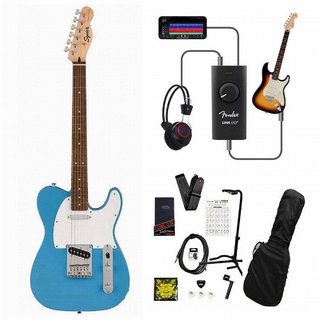 Squier by Fender Sonic Telecaster Laurel Fingerboard White Pickguard California Blue 録音＆セッションで上達！Fender