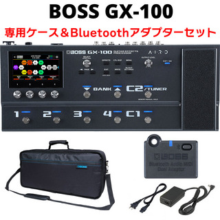BOSS GX-100 純正ケース 専用Bluetoothアダプターセット マルチエフェクター ACアダプター同梱