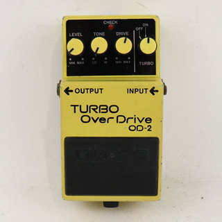 BOSS【中古】ターボオーバードライブ エフェクター BOSS OD-2 TURBO OverDrive ボス ギターエフェクター