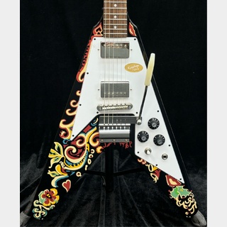 EpiphoneInspired by Gibson Custom Jimi Hendrix Love Drops Flying V 【24071521627】【1本限り 即納可能】