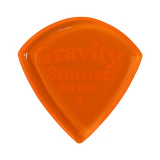 Gravity Guitar Pickssunrise -Big Mini- GSUB3P 3.0mm Orange ギターピック