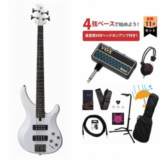 YAMAHA TRBX304 ホワイト(WH)  TRBX300シリーズ TRBX アクティブベース VOXヘッドホンアンプ付属エレキベース初心