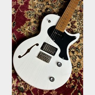 PJD Guitars Carey Standard w/ F-hole Aspen White Satin【≒3.33kg】