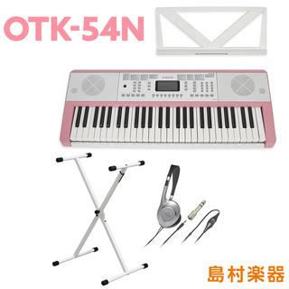 onetone OTK-54N SAKURA ピンク 54鍵盤 ヘッドホン・Xスタンドセット