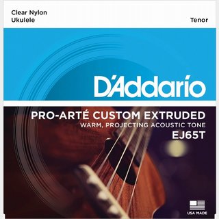 D'Addario EJ65T Pro-Arte Custom Extruded Nylon Tenor ウクレレ弦【名古屋栄店】