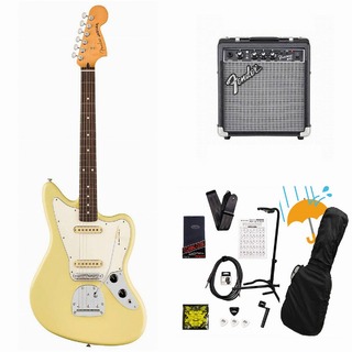 FenderPlayer II Jaguar Rosewood FB Hialeah Yellow エレキギター Fender 10Wアンプ付属エレキギター初心者セッ