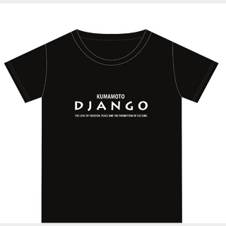 LIVEHOUSE KUMAMOTO DJANGO BLACK T-shirt