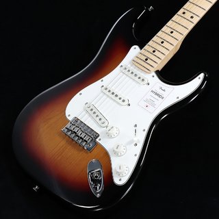 FenderMade in Japan Hybrid II Stratocaster Maple 3-Color Sunburst(重量:3.41kg)【渋谷店】