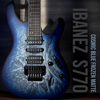 Ibanez S770 Cosmic Blue Frozen Matte (CZM) 【S/N:231103830｜3.07kg】