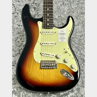 Fender Made in Japan Hybrid II Stratocaster/Rosewood -3-Color Sunburst- #JD24002061【3.34kg】