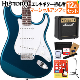 HISTORYHST-Standard Dark Lake Placid Blue 初心者セット マーシャルアンプ付