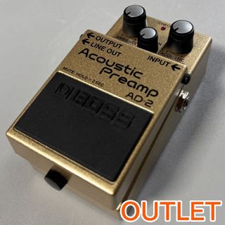 BOSS AD-2 Acoustic Preamp アコギ用 プリアンプAD2