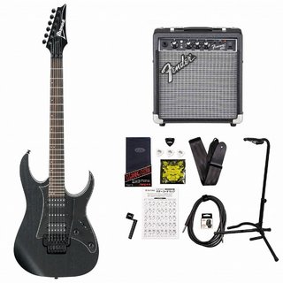 IbanezRG350ZB Weathered Black (WK) エレキギター アイバニーズ FenderFrontman10Gアンプ付属エレキギター初心者