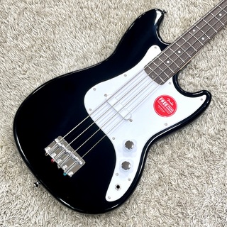 Squier by Fender Sonic Bronco Bass Laurel Fingerboard White Pickguard / Black 【ショートスケール・ベース】