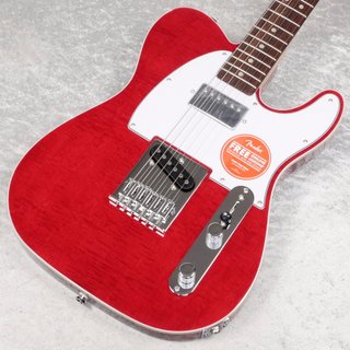 Squier by Fender Affinity Series Telecaster FMT SH Laurel Crimson Red Transparent【新宿店】