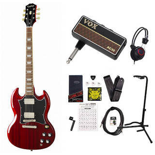 EpiphoneInspired by Gibson SG Standard Heritage Cherry エピフォン エレキギター VOX Amplug2 AC30アンプ付属エ