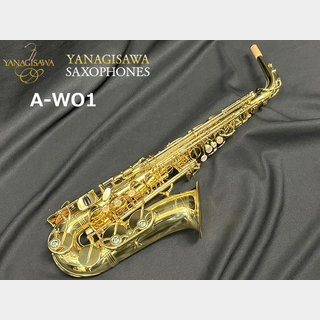 A-W01 サックス本体 使用歴あります アルトサックス ヤナギサワ A-WO1 | サックス,アルトサックス