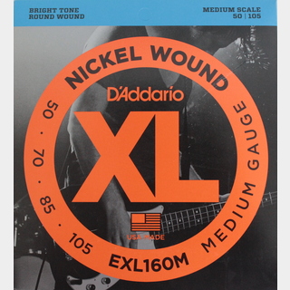 D'Addarioダダリオ EXL160M×5SET ベース弦 ミディアムスケール