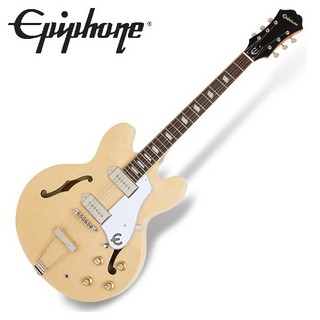 EpiphoneCasino Natural フルアコ エレキギター
