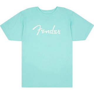 Fender【大決算セール】 FENDER SPAGHETTI LOGO T-SHIRT DAPHNE BLUE（XLサイズ）