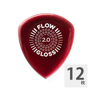Jim Dunlop550R200 FLOW GLOSS 2.0 ギターピック×12枚