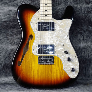 Fender FSR Made In Japan Traditional II 70s Telecaster Thinline 3-Color Sunburst