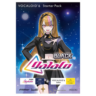 INTERNET VOCALOID6 Starter Pack galaco BLACK ダウンロード版 ギャラ子 スターターパック CV.柴咲コウ