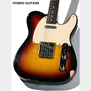 Fender Custom Shop1963 Telecaster NOS 3TS with Bare Knuckle Yardbirds 