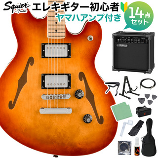 Squier by Fender AFF Starcaster Deluxe SSB エレキギター初心者セット 【ヤマハアンプ付き】