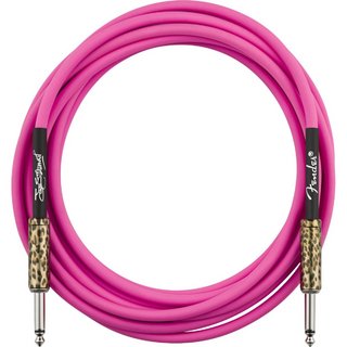 FenderJoe Strummer 13’ Instrument Cable Pink Leopard [シールドケーブル] フェンダー【WEBSHOP】