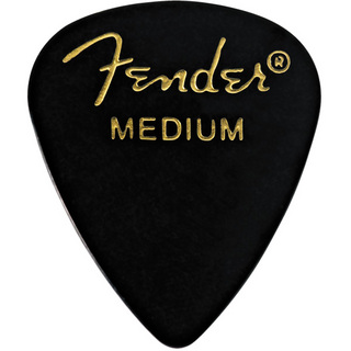 Fender 351 PICK MEDIUM ピック 144枚セット ティアドロップ型 ミディアム ブラック