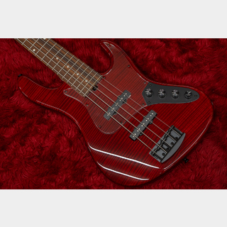 Kikuchi GuitarsCustom Bass 5 Flame Maple Trans Red 【GIB横浜】