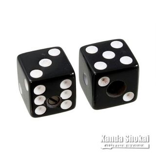 ALLPARTSPK-3250-023 Set of 2 Unmatched Dice Knobs, Black [5115]