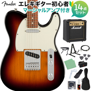 FenderPlayer Telecaster PF 3CS エレキギター初心者セット 【マーシャルアンプ付】