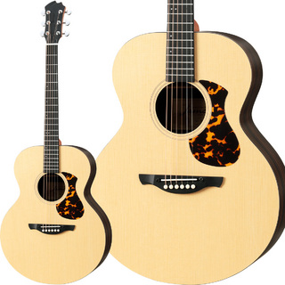 James J-1A アコースティックギター OOOサイズ 小ぶり アジャスタブルサドル 簡単弦高調整 バリが起きづらい