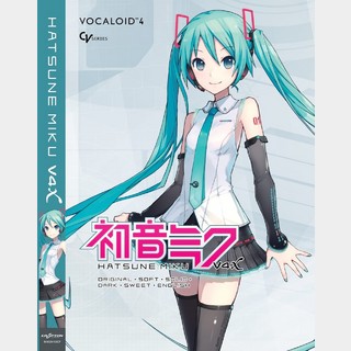 CRYPTON HATSUNE MIKU V4X 英語バンドル版 Cubase LE付属 初音ミクV4XB VOCALOID4 ボーカロイド ボカロ