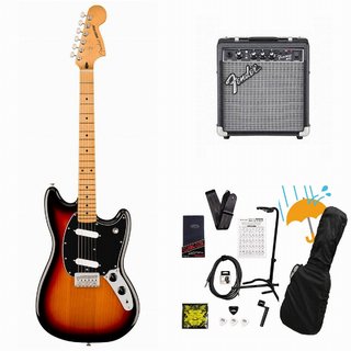 Fender Player II Mustang Maple FB 3-Color Sunburst エレキギター Fender 10Wアンプ付属エレキギター初心者セッ