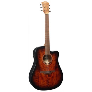 LAG GuitarsT70DCE-B&B 2022年仕様 カッタウェイタイプ エレアコ アコースティックギター  新色ブラック＆ブラウン