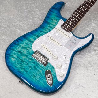 Fender 2024 Collection MIJ Hybrid II Stratocaster QMT Rosewood Aquamarine【新宿店】