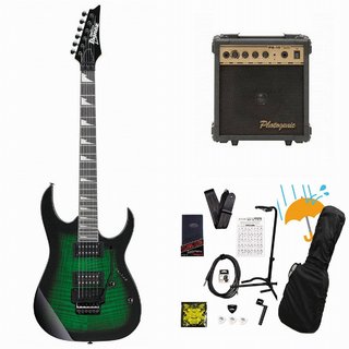 IbanezGio GRG320FA-TEB (Transparent Emerald Burst) [限定モデル] PG-10アンプ付属エレキギター初心者セットR【