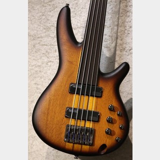 Ibanez SRF705 Brown Burst Flat 2022年製【3.79kg】【フレットレス】【ピエゾP.U.搭載】