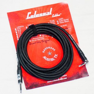Colossal CableBrooklyn Instrument Cable  16FT [ST-RT] [Black]【AmpStation LOGO】